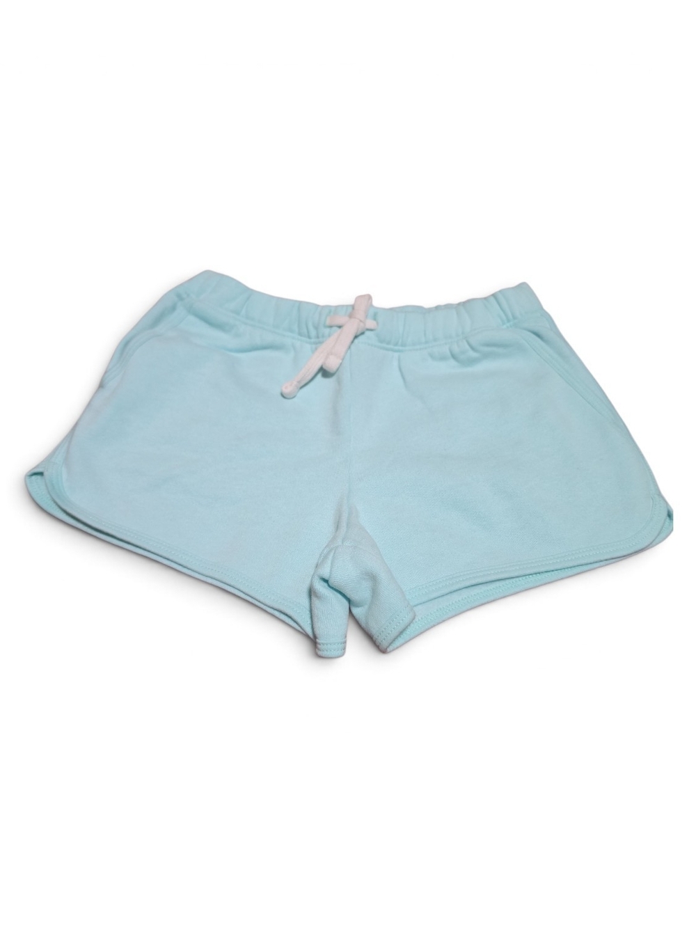 abercrombie kids Aqua Drawstring Knit Shorts